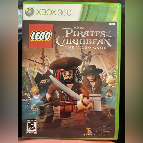 Lego Pirates Of The Caribbean Video Game Box 360 Live Disney Games NTSC Rated E - Picture 1 of 4